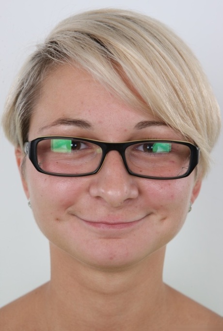short hair glasses free xxx images