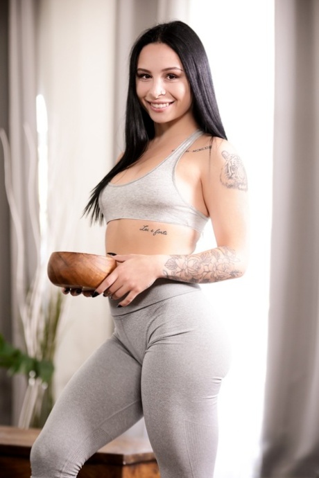 mature yoga pants art porn photo