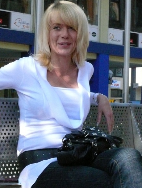 mature jeans hot naked image