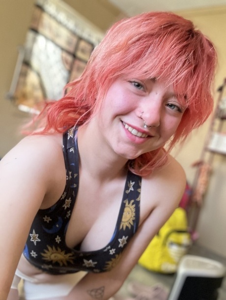 pink hair nice image