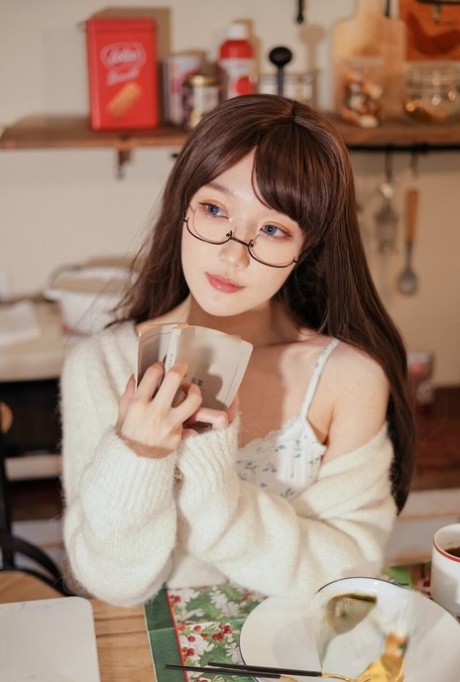 asian glasses art naked picture