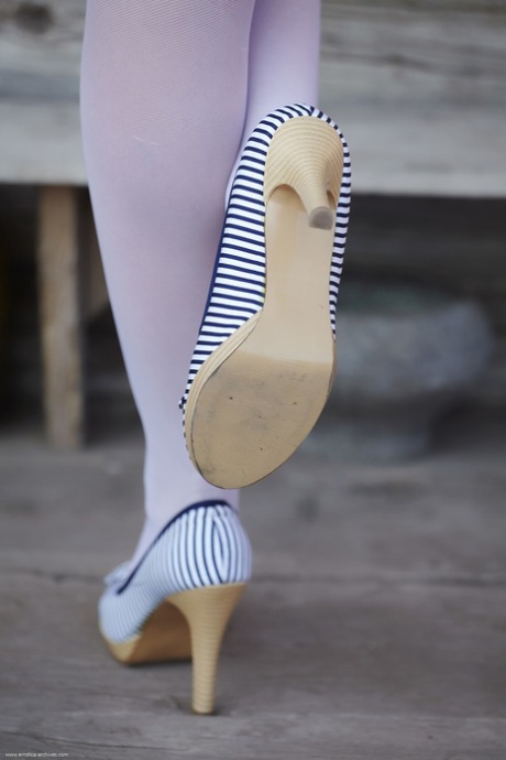 skinny feet adult image