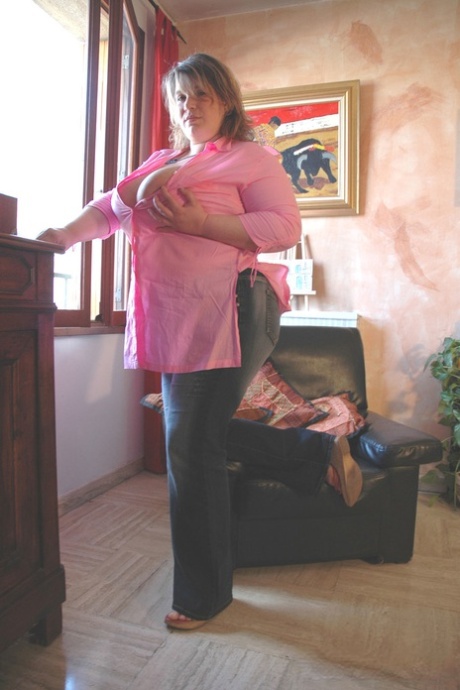 bbw jeans nude photo