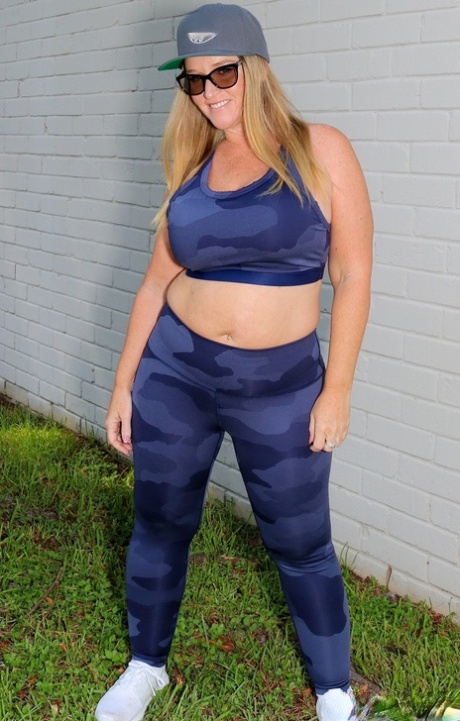 chubby yoga pants adult photos