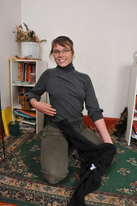 short hair glasses xxx images