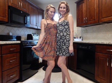 lesbian kitchen sexy naked picture