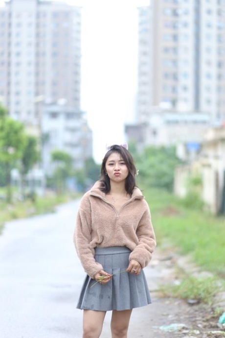 asian skirt hot naked image