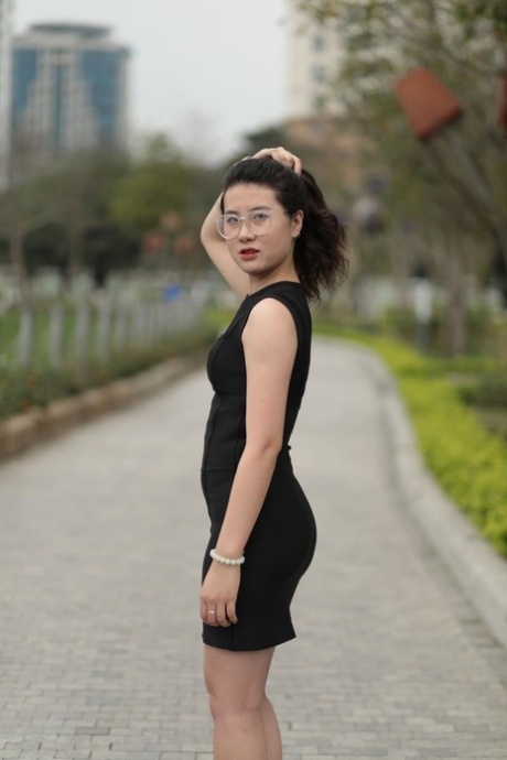 asian glasses beautiful archive