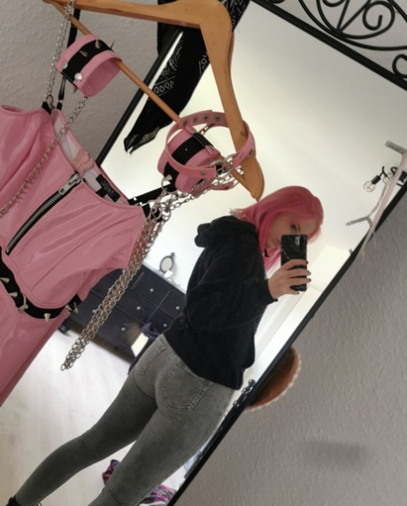 pink hair perfect image
