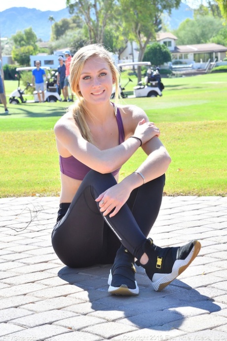 blonde yoga pants pretty archive